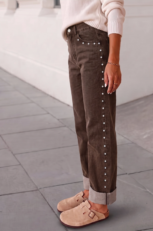 Aapparella Studded Detail Jeans