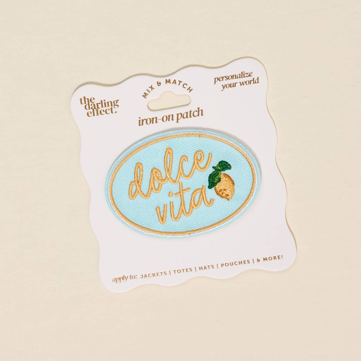 The Darling Effect Iron-on Dolce Vita Patch