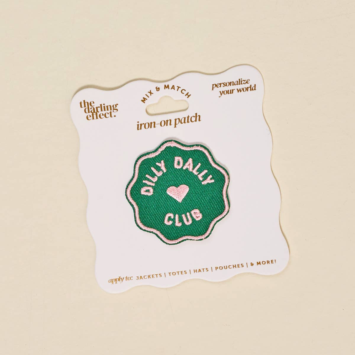 The Darling Effect Iron-on Dilly Dally Club Patch