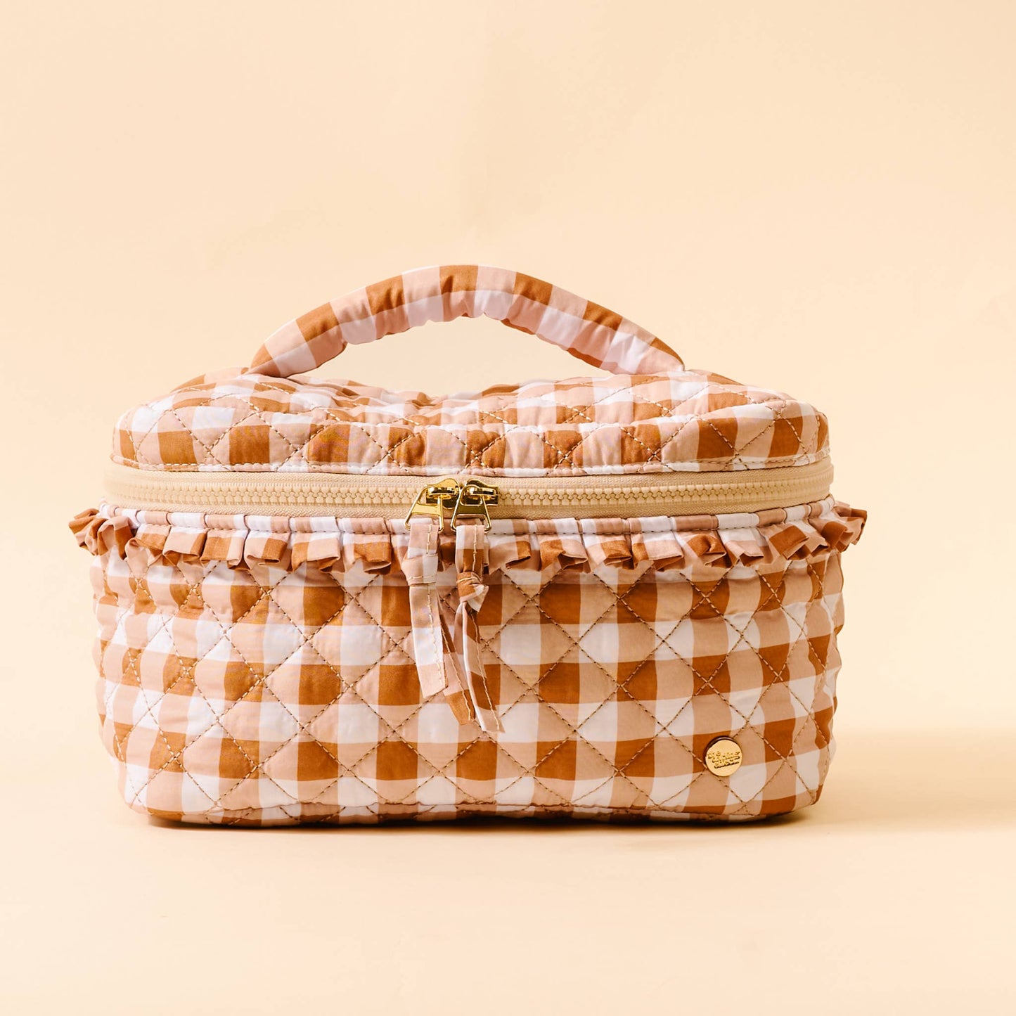 The Darling Effect Glam & Go Quilted Bag Maple Gingham
