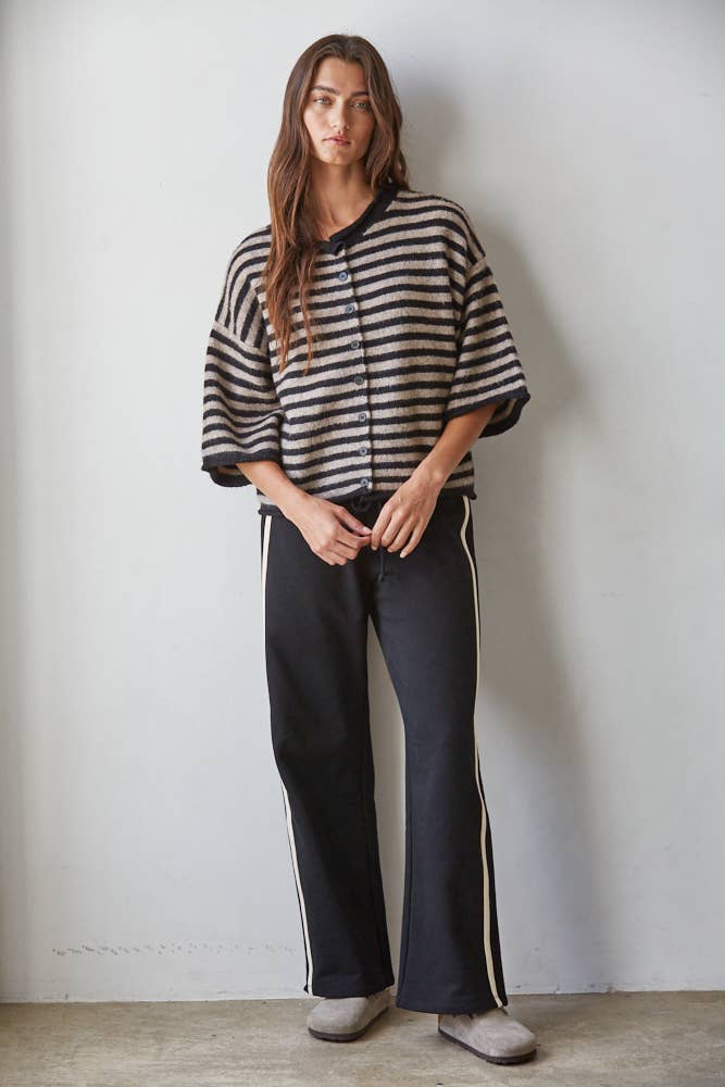 By Together Knit Quarter Sleeve Sweater