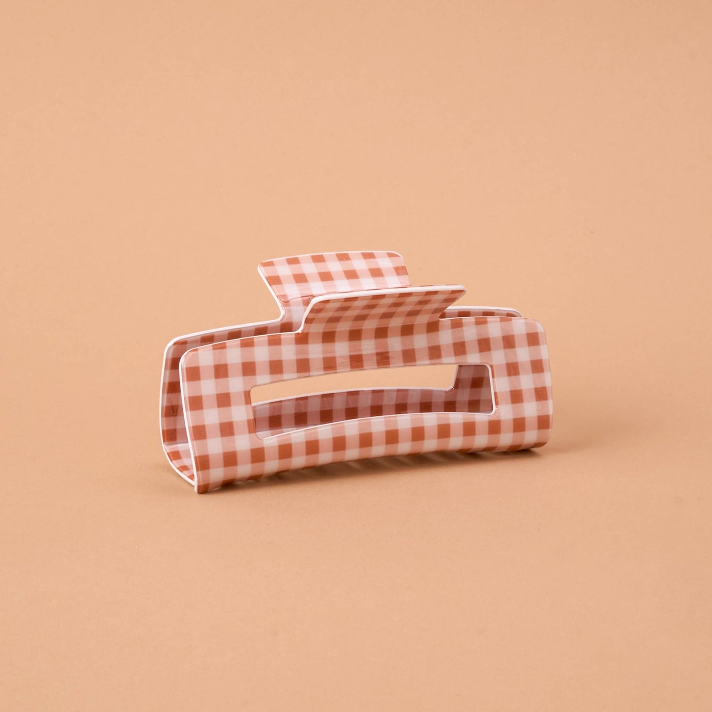 The Darling Effect Gingham Claw Clip