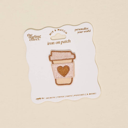 The Darling Effect Iron-on Coffee Cup Patch