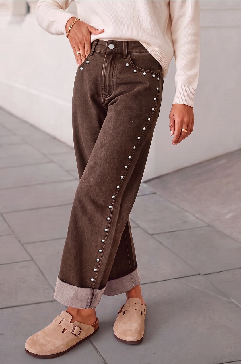 Aapparella Studded Detail Jeans