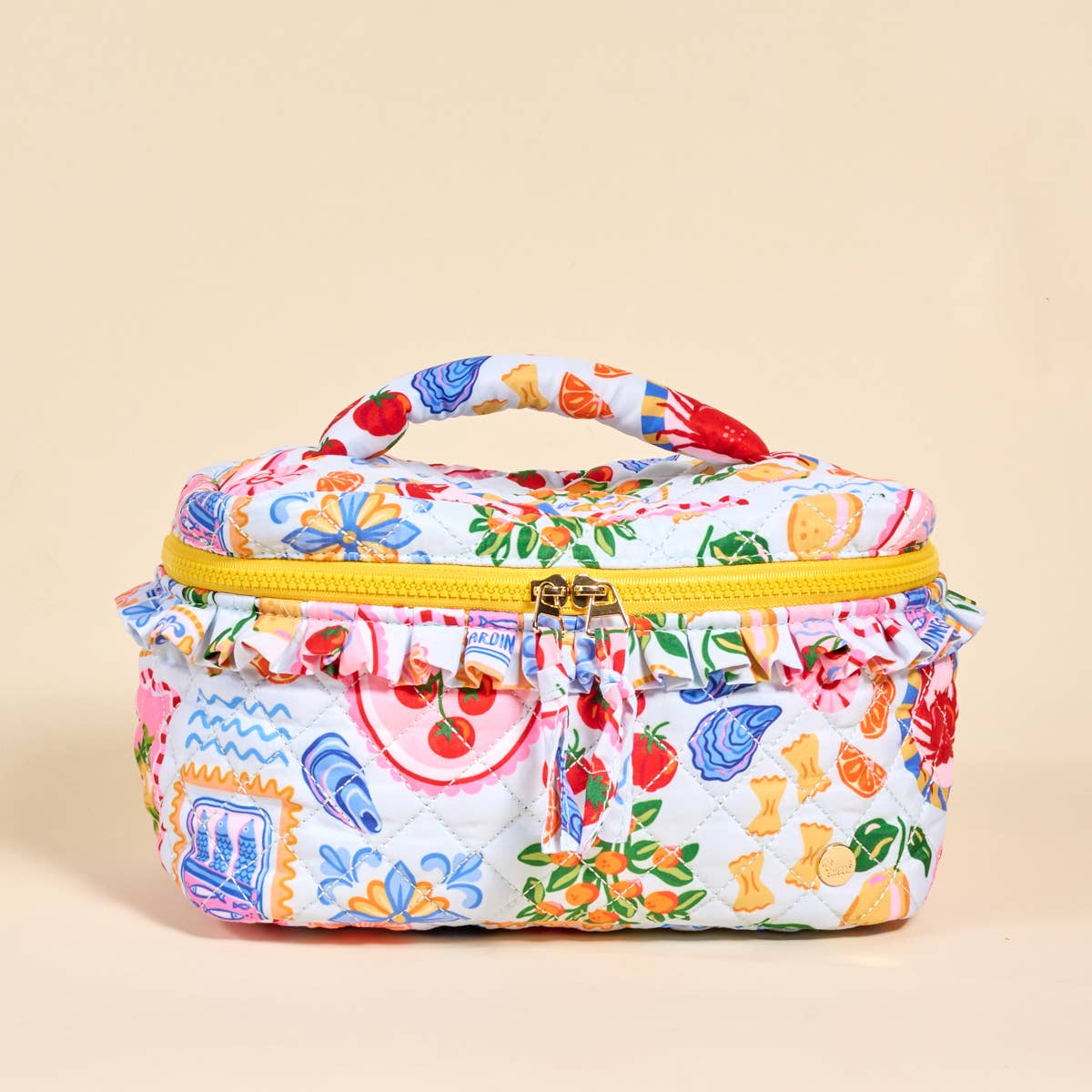 The Darling Effect Glam & Go Quilted Cosmetic Bag Ciao Bella