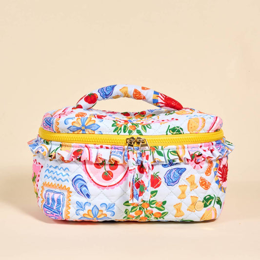 The Darling Effect Glam & Go Quilted Cosmetic Bag Ciao Bella