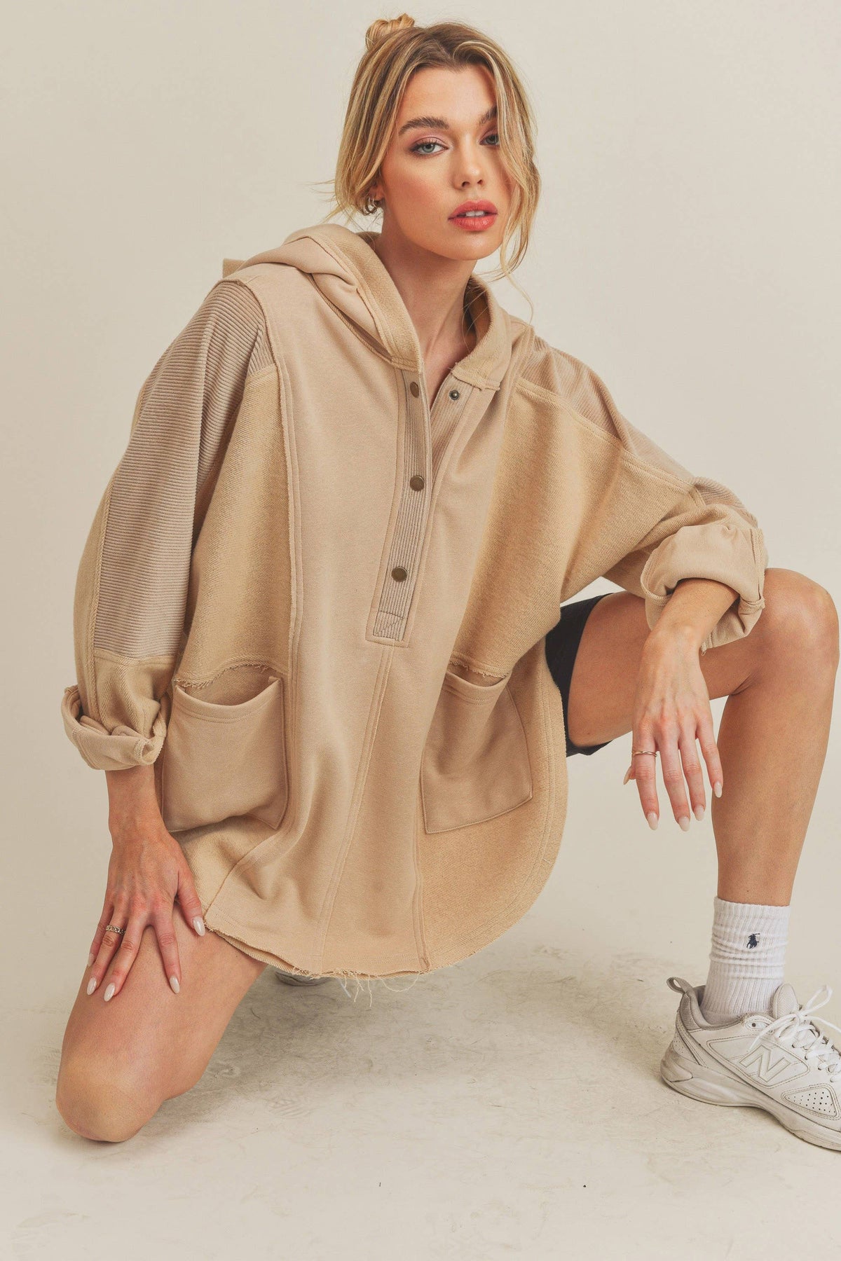 Oversized Cape Pullover