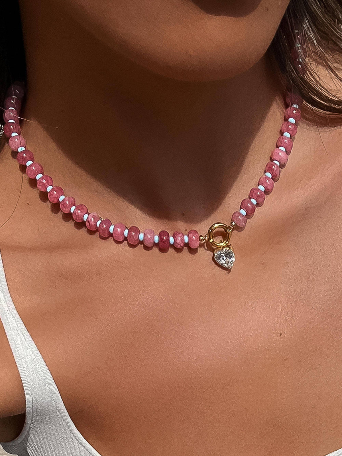 Flânerie Beaded Charm Necklace