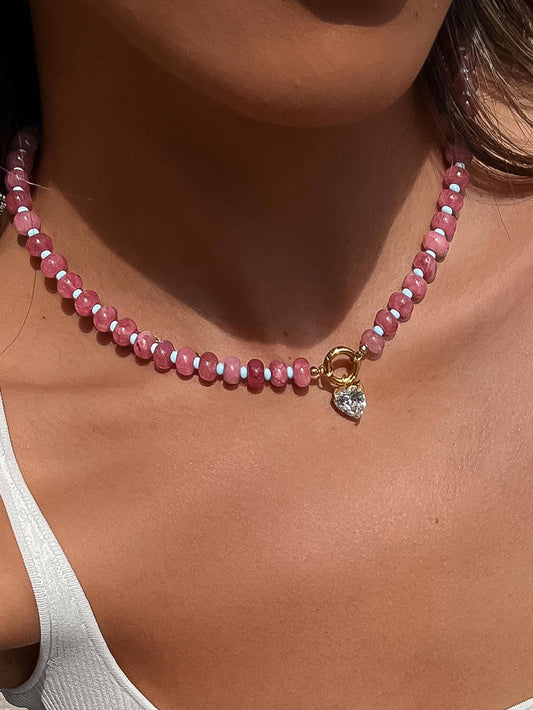 Flânerie Beaded Charm Necklace