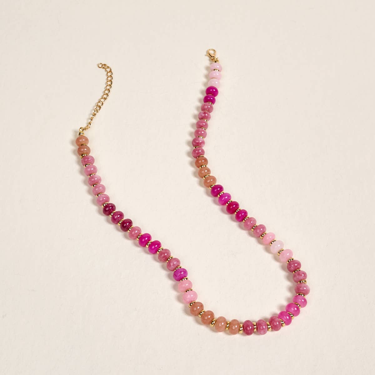 The Darling Effect Pretty Pinks Stone Candy Necklace